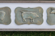Load image into Gallery viewer, "Pastoral Parade" - 3D Handmade Farm Animal Wall Art
