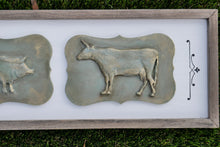 Load image into Gallery viewer, "Pastoral Parade" - 3D Handmade Farm Animal Wall Art