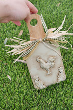 Load image into Gallery viewer, "Rustic Rooster" - Farm Deco Cutting Board