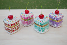 Load image into Gallery viewer, Cherry/Butterfly Fake Cake Box