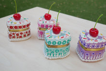 Load image into Gallery viewer, Cherry/Butterfly Fake Cake Box