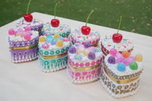 Load image into Gallery viewer, Cherry/Butterfly Fake Cake Box