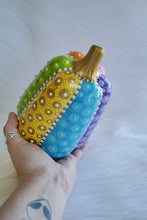 Load image into Gallery viewer, Rainbow Patch Pumpkin