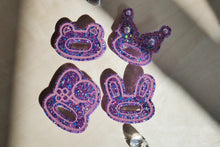 Load image into Gallery viewer, Glittery Purple Hair Pin