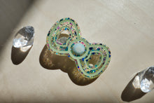 Load image into Gallery viewer, Glittery Green Hair Pins