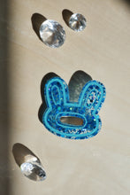 Load image into Gallery viewer, Glittery Blue Hair Pins